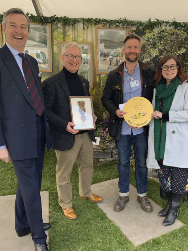 Richard and Adan David from Evergreen Wales | Best Tradestand 2019 at RHS Show Cardiff